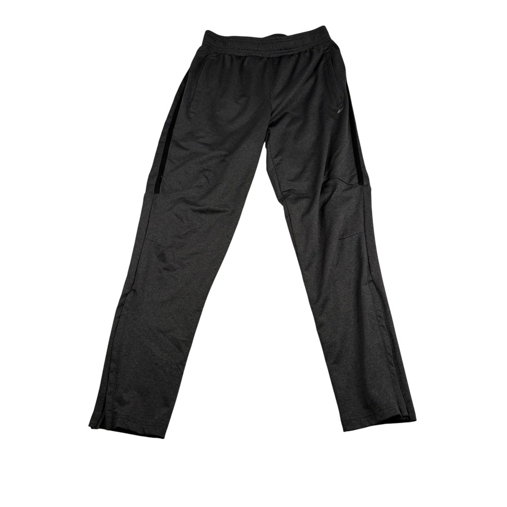 Amazon Essentials Mens Active Track Pants Charcoal Gray Ankle Zip Joggers XS